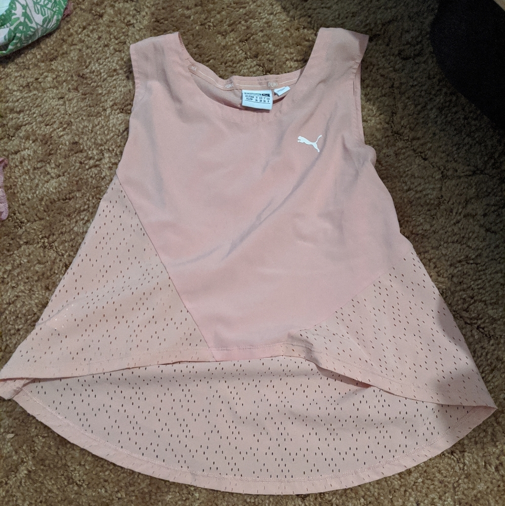 XS Puma High/Low workout top
